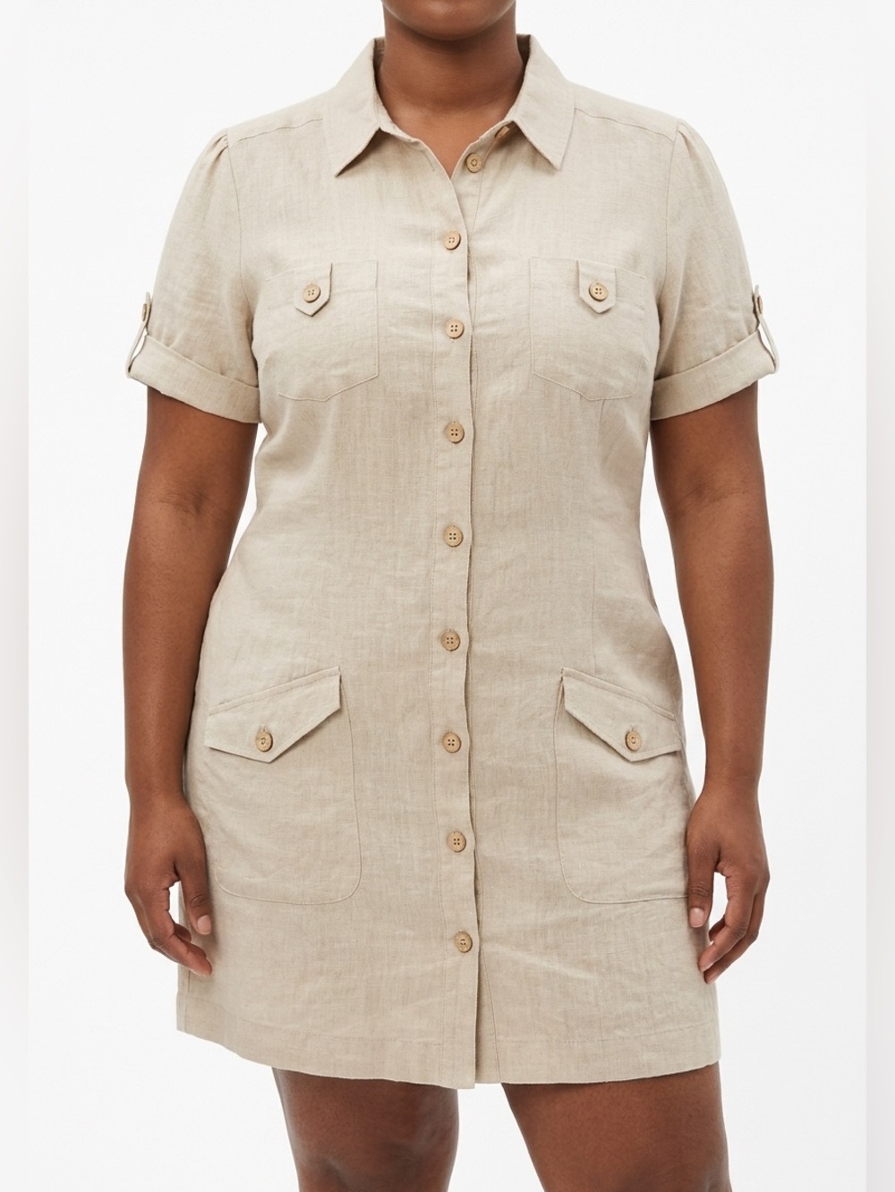 Linen safari tunic / dress